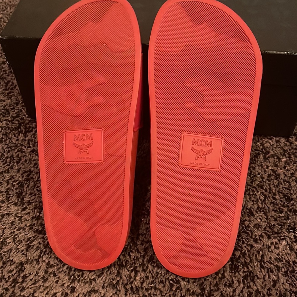 Authentic Mcm Slides In Like New Condition, Color… - image 2
